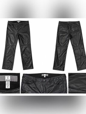 Tristan Faux Leather  Pants Size 12 Black